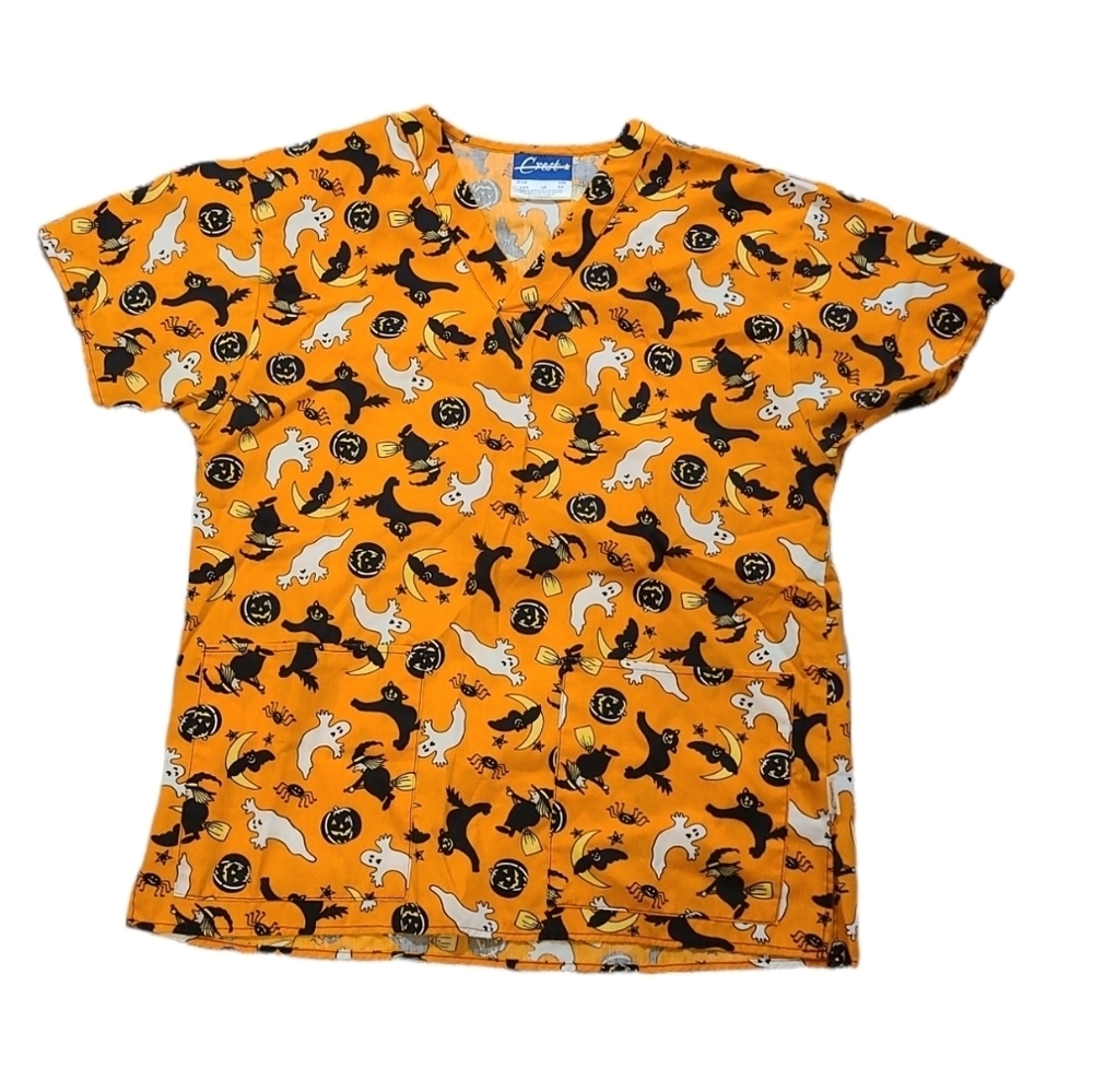 Womens crest fall scrub top